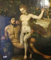 Adam et Eve (Frans de Vrient, dit Floris, XVIe s.)