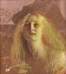 étude - Portrait de Marguerite au sabbat (Adolphe Dagnan-Bouveret, 1910)