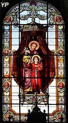 Saint Joseph accompagne l'Enfant-J&eacute;sus