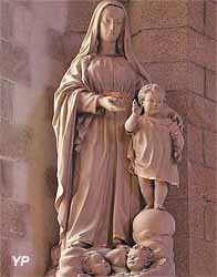 Église Saint-Léonard - Vierge à l'enfant (Armand Harel, 1874)