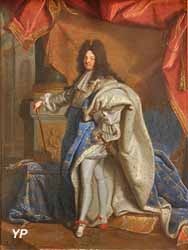 Portrait de Louis XIV en costume de sacre (Hyacinthe Rigaud, 1701)