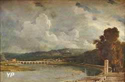 Le pont de Sèvres, vu des bords du parc de Saint Cloud (Samuel-Williams Reynolds, dit Reynolds le Graveur)