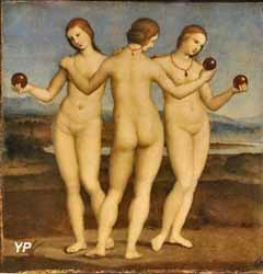Les trois Grâces (Raffaello Sanzio da Urbino, dit Raphael, 1504)