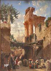 Une rue au Caire (Prosper Marilhat, 1840)