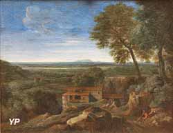Vue de la campagne de Rome (Gasparo Duguet dit le Guaspre)