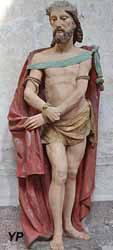 Christ aux liens (pierre polychrome, XVIe s.)