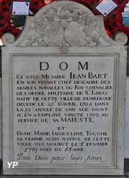 Tombe de Jean Bart