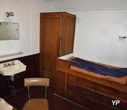 Bateau-feu Sandettié - cabine du maître d'équipage