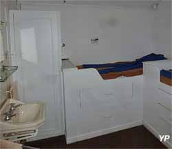 Bateau-feu Sandettié - cabine des ouvriers mécaniciens