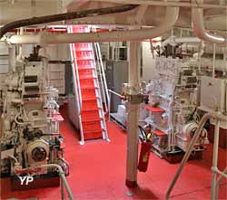 Bateau-feu Sandettié - groupes de 80 kW