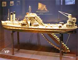 La drague la plus puissante du monde construite à Dunkerque (1933)