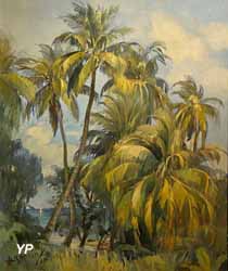 Cocotiers sur la plage (Jean Ronsin)