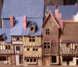 Musée de la Reine Bérengère - maquette de la vieille ville du Mans