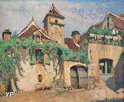 Vue générale de Saint-Cirq-Lapopie (Henri Martin)