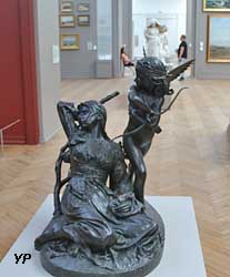 L'Amour fuyant la Misère (Henri Théophile Bouillon)