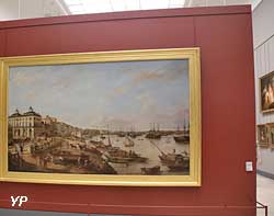 Vue d'une partie du port et des quais de Bordeaux (Pierre Lacour)