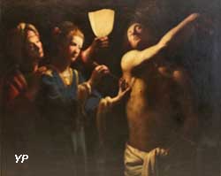 Saint Sébastien soigné par Irène (attribué au Maître à la Chandelle)