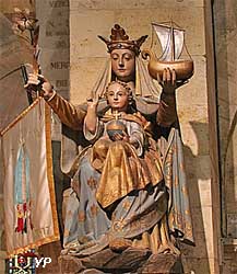 Notre-Dame de la Fin des Terres (bois polychrome, Fournier)