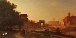 Rome, le Forum au soleil couchant (Auguste-Paul-Charles Anastasi)