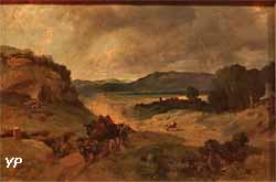 Campagne de Rome, dit autrefois La Cervara (Jean-Baptiste Corot)
