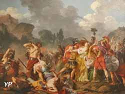 Combat des Romains et des Sabins interrompu par les femmes sabines (François-André Vincent)