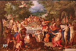 Le banquet des Dieux (Hendrick van Balen; Jan Brueghel, dit l'Ancien ou de Velours)