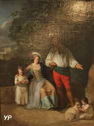 Portrait de famille en plein air (Henri-Pierre Danloux)