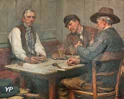 Les Jouers de dominos (Charles Denet, 19e s.)