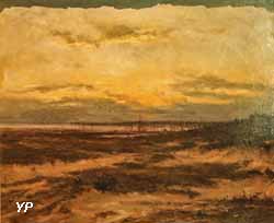 Le soir à l'étang des Cazeaux (Alexandre Gaston Guignard)