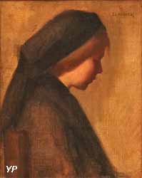 Jeune femme de profil (Jean-Jacques Henner)