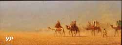 Caravane traversant le désert (Théodore Frère)