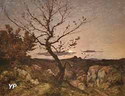 Clair de lune aux environs de Marseille (Henri Harpignies, 1889)