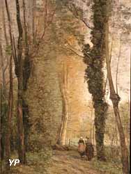 Un Chemin sous les arbres au printemps (Jean-Baptiste Camille Corot)