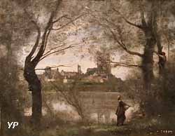 Mantes, le soir (Jean-Baptiste Camille Corot)