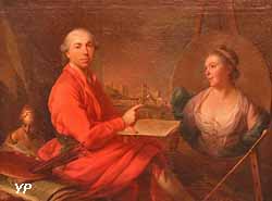 L'Artiste peignant sa femme (Jacques Wilbault, 1787)