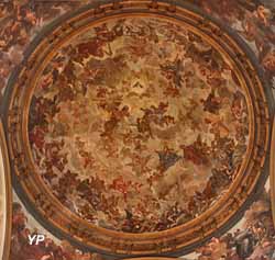 Coupole avec fresque dédiée à la gloire céleste (Claude Jacquart)