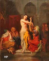 Intérieur de harem ou Femme mauresque sortant du bain au sérail (Théodore Chassériau, 1854)