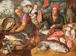 LeJoachim  Marché aux poissons (Joachim Beuckelaer, 1568)