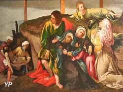 L'Evanouissement de la Vierge pendant le transport du Christ (Lorenzo Lotto)