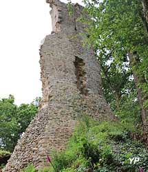 Village médiéval de Chevré - restes de la tour du XIIIe siècle (Association BUXERIA)