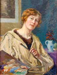 Mary Piriou, Autoportrait (Musée des Beaux-Arts)