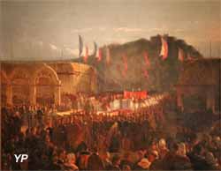 Pose de la première pierre de l'Hôtel-Dieu de Cherbourg (Armand-Auguste Fréret)