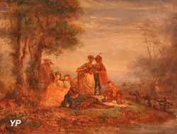 Scène dans un parc (Jean-François Millet)