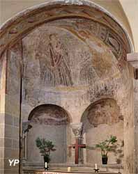 Chapelle de la Résurrection (fresque du 12e siècle)