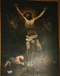 La Christ en Croix et sainte Madeleine (MH, Raymond Monvoisin, 1837)