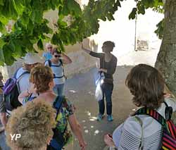 Viale de Dieulefit et le centre du village (Office de Tourisme Dieulefit-Bourdeaux)