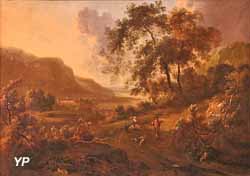 Paysage avec un chasseur (Jan Wijnants, 1671)