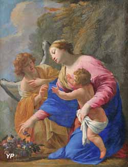 La Vierge et l'Enfant à l'ange (Simon Vouet)