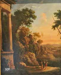Paysage avec le Christ et les pèlerins d'Emmaüs (Pierre-Antoine Patel le Jeune)