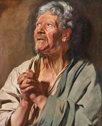 Figure d'apôtre en prière (Jacob Jordaens)